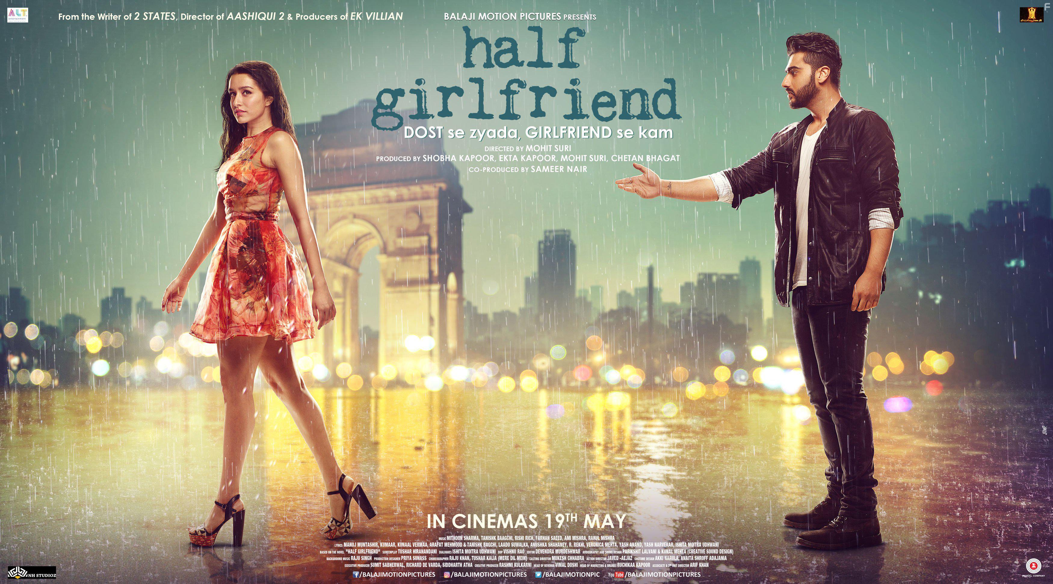 Arjun Kapoor and Shraddha Kapoor in Half Girlfriend (2017)