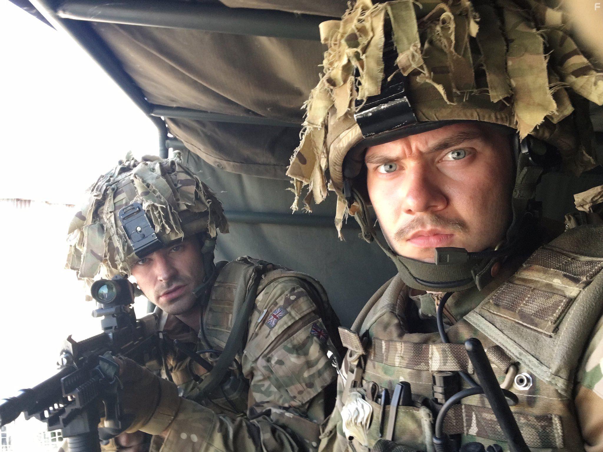 Sean Ward and Simon Lennon in Our Girl (2014)