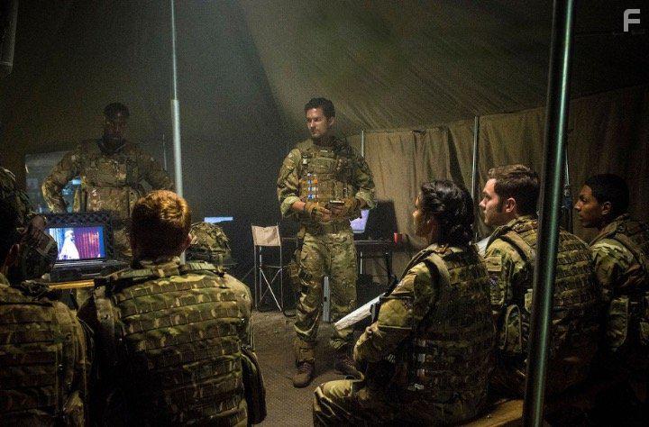 Michelle Keegan and Ben Aldridge in Our Girl (2014)