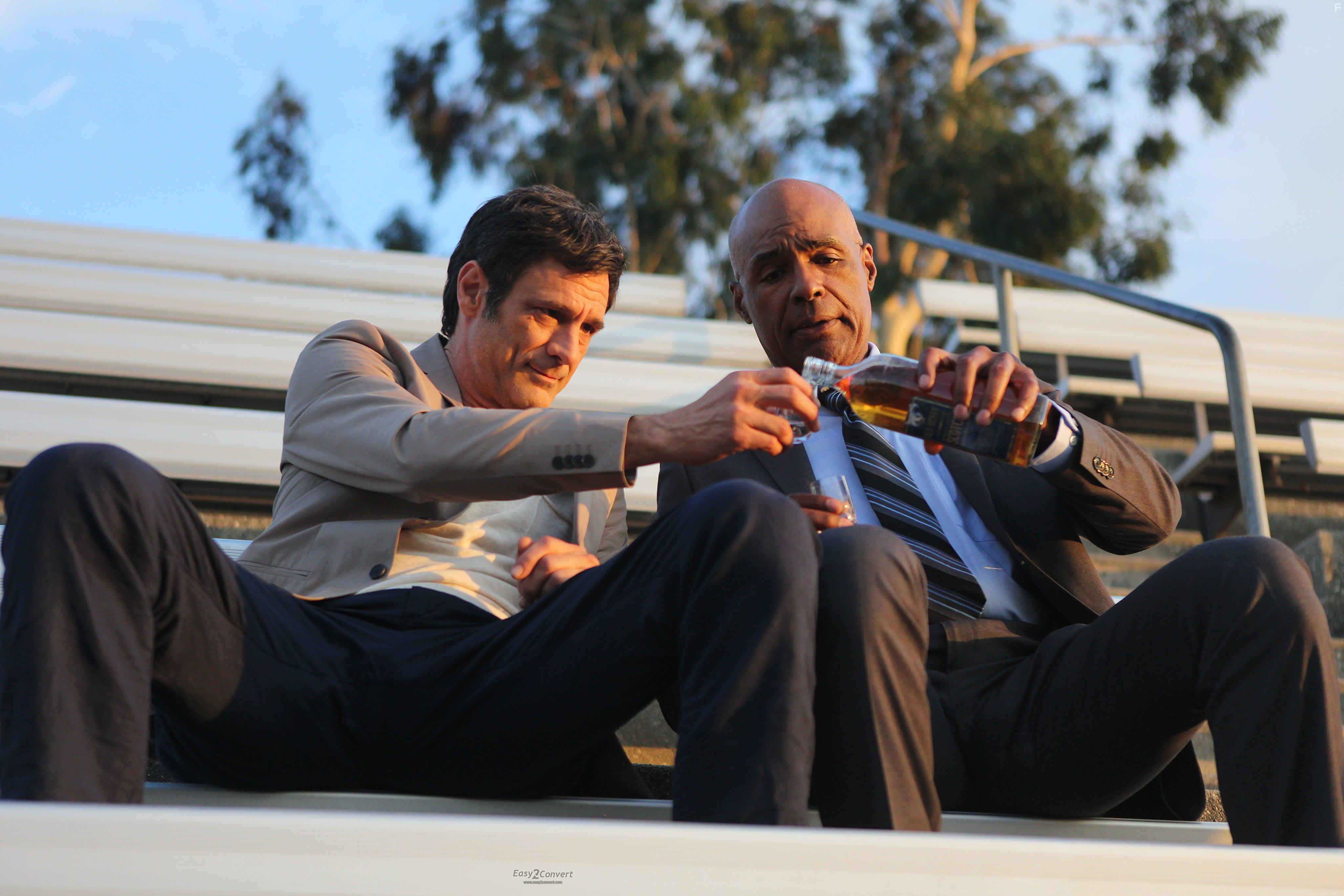 Michael Dorn and David Lee Smith in The Man from Earth: Holocene (2017)