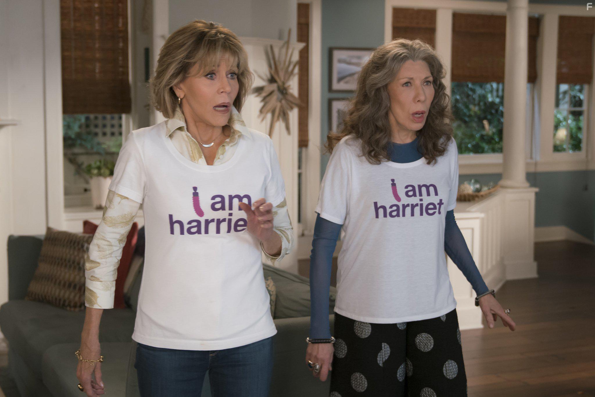 Jane Fonda and Lily Tomlin in Grace and Frankie (2015)