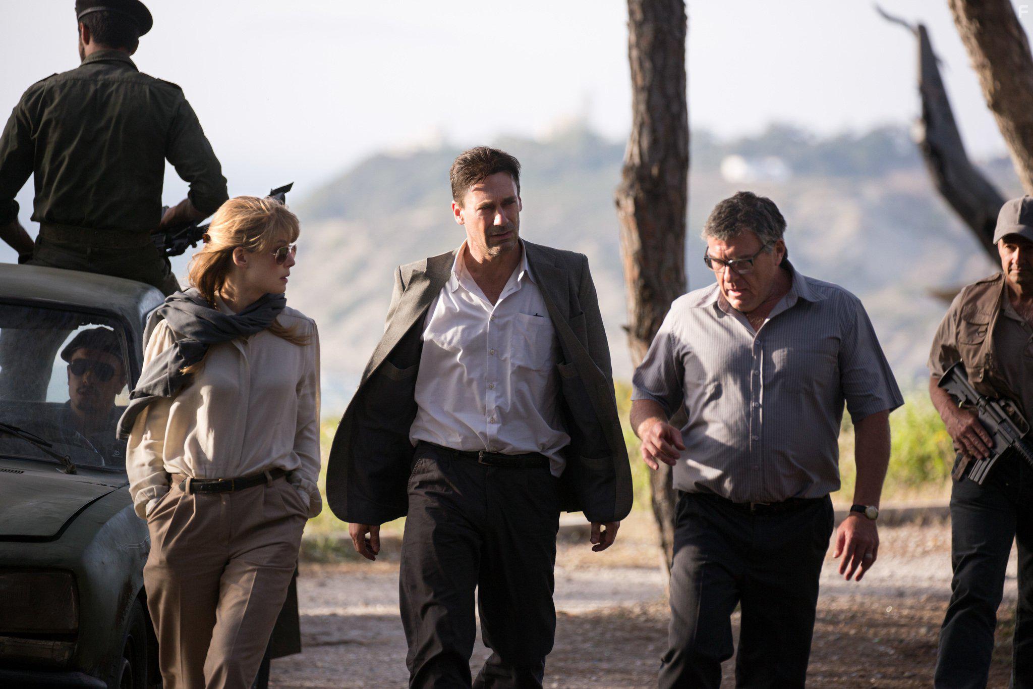 Jon Hamm, Dean Norris, and Rosamund Pike in Beirut (2018)