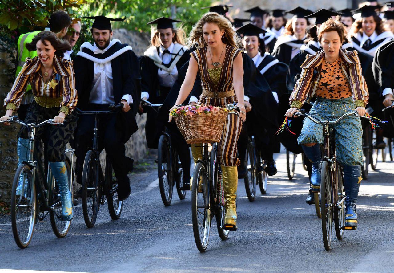 Alexa Davies, Lily James, and Jessica Keenan Wynn in Mamma Mia! Here We Go Again (2018)