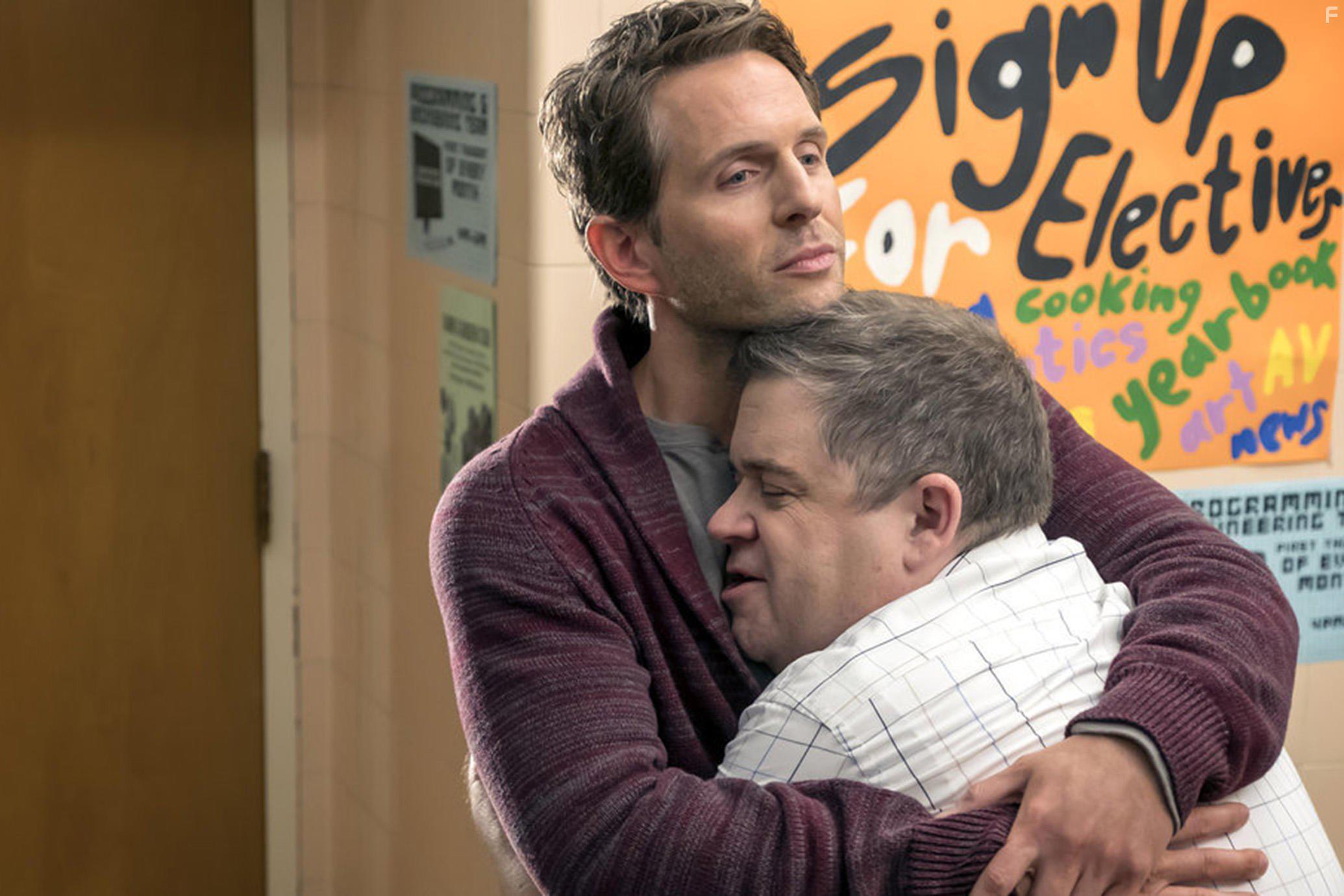 Patton Oswalt and Glenn Howerton in A.P. Bio (2017)