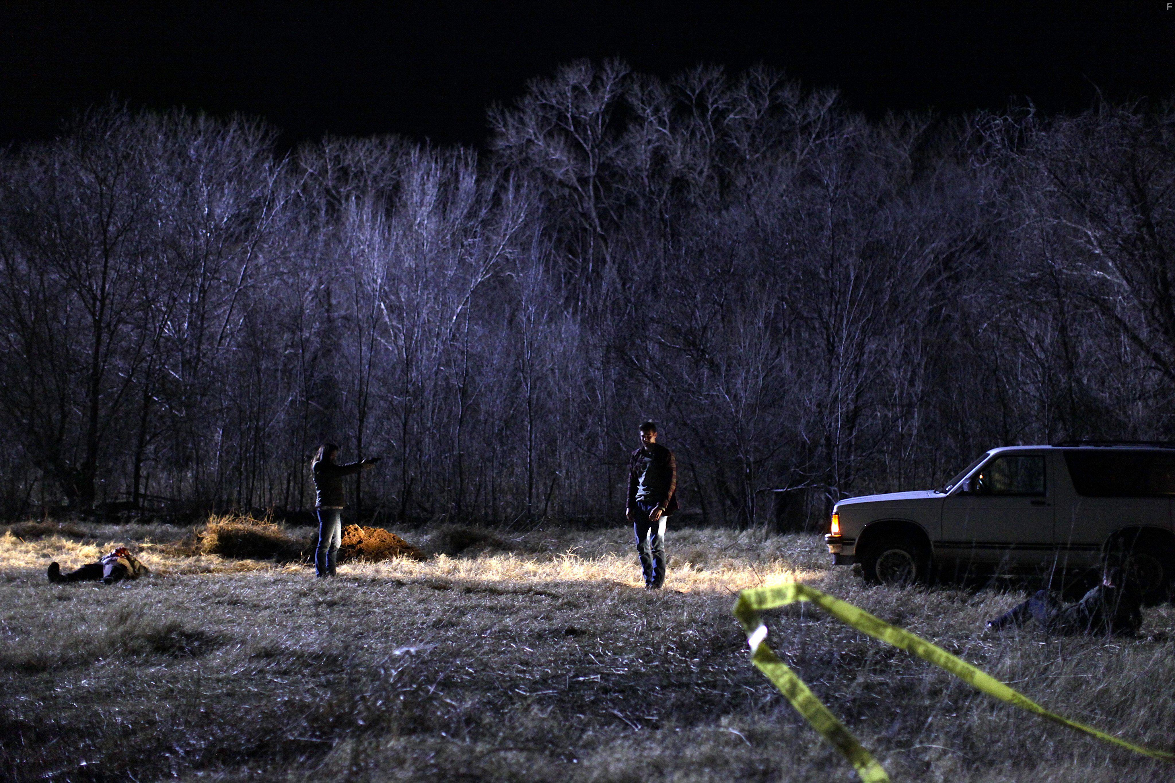 Marguerite Moreau, David Maldonado, Jake Allyn, and Mary Katherine Duhon in Overexposed (2018)