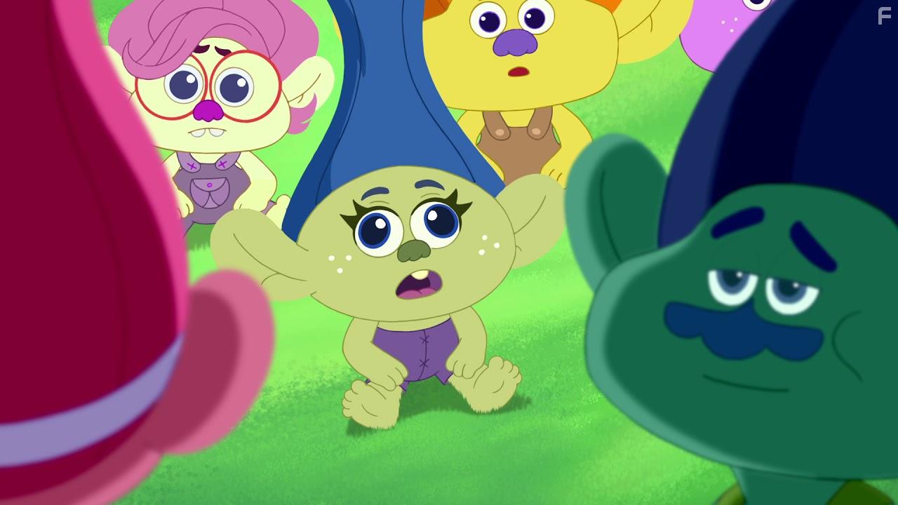 Skylar Astin, Amanda Leighton, Abby Ryder Fortson, and Declan Churchill Carter in Trolls: The Beat Goes On! (2018)