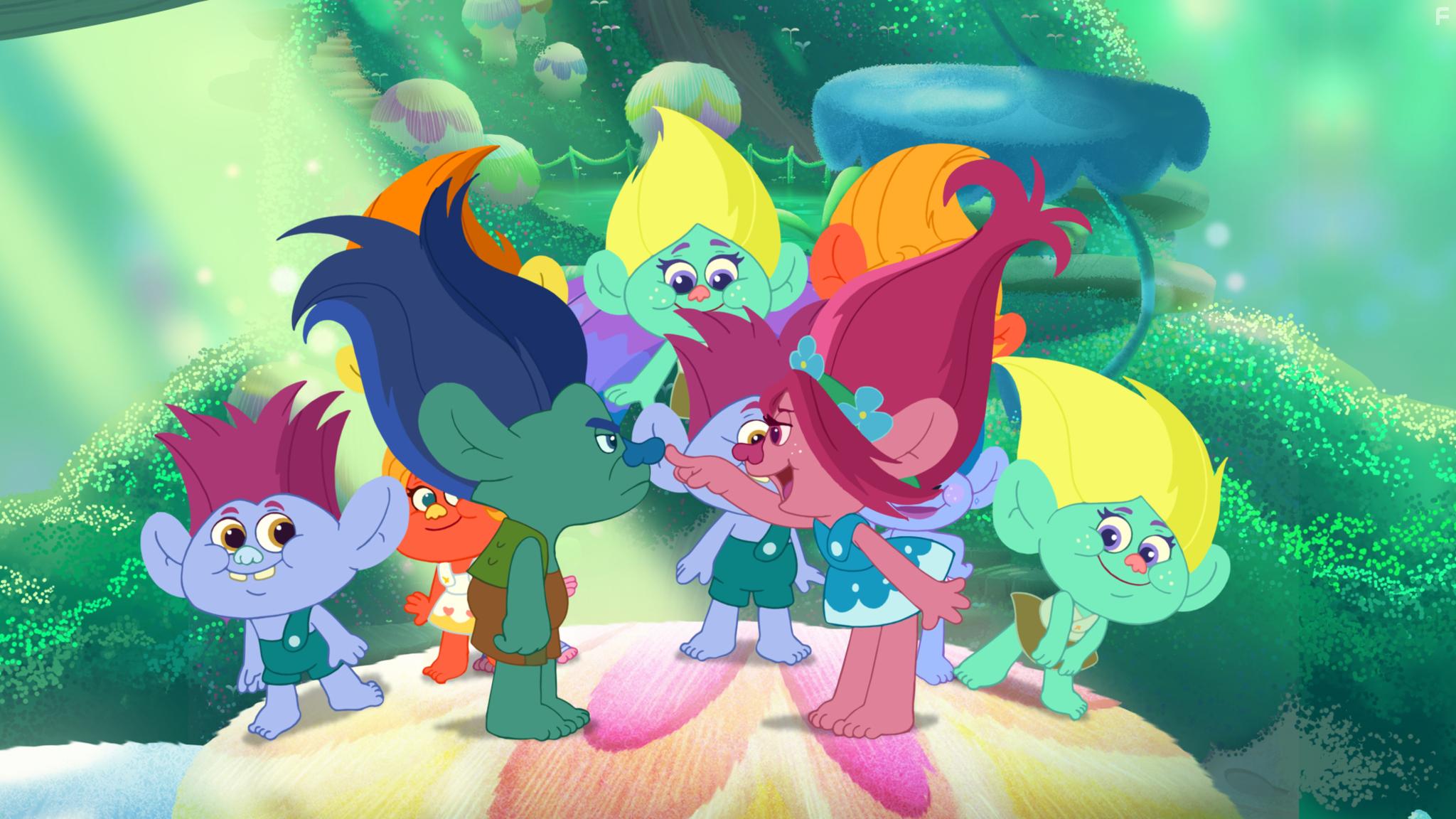 Skylar Astin and Amanda Leighton in Trolls: The Beat Goes On! (2018)