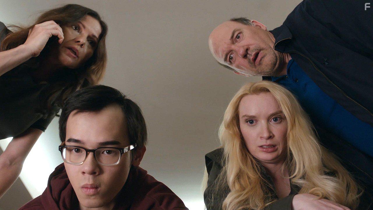 John Carroll Lynch, Jill Hennessy, Kyle Mac, and Alice Moran in Crawford (2018)