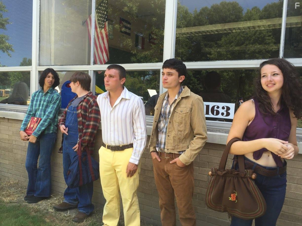 On set of My Friend Dahmer