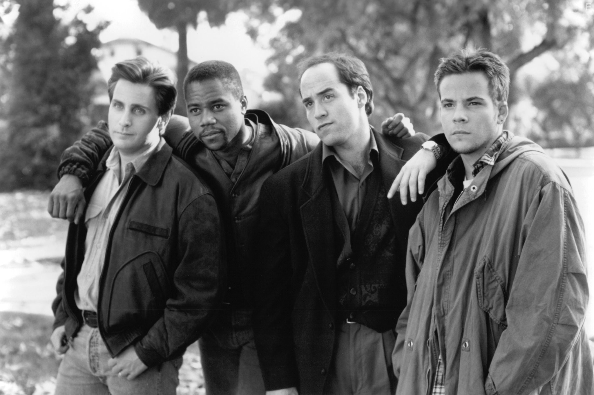 Emilio Estevez, Cuba Gooding Jr., Stephen Dorff, and Jeremy Piven in Ночь страшного суда (1993)
