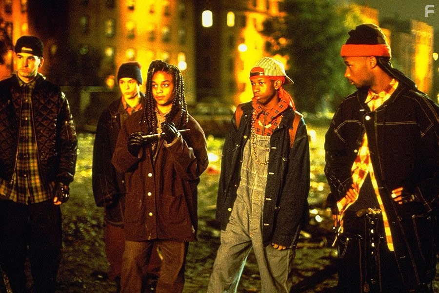 Lauren Robinson, Donovan D. Ross, Relioues Webb, and Darin Mangan in Ночь страшного суда (1993)