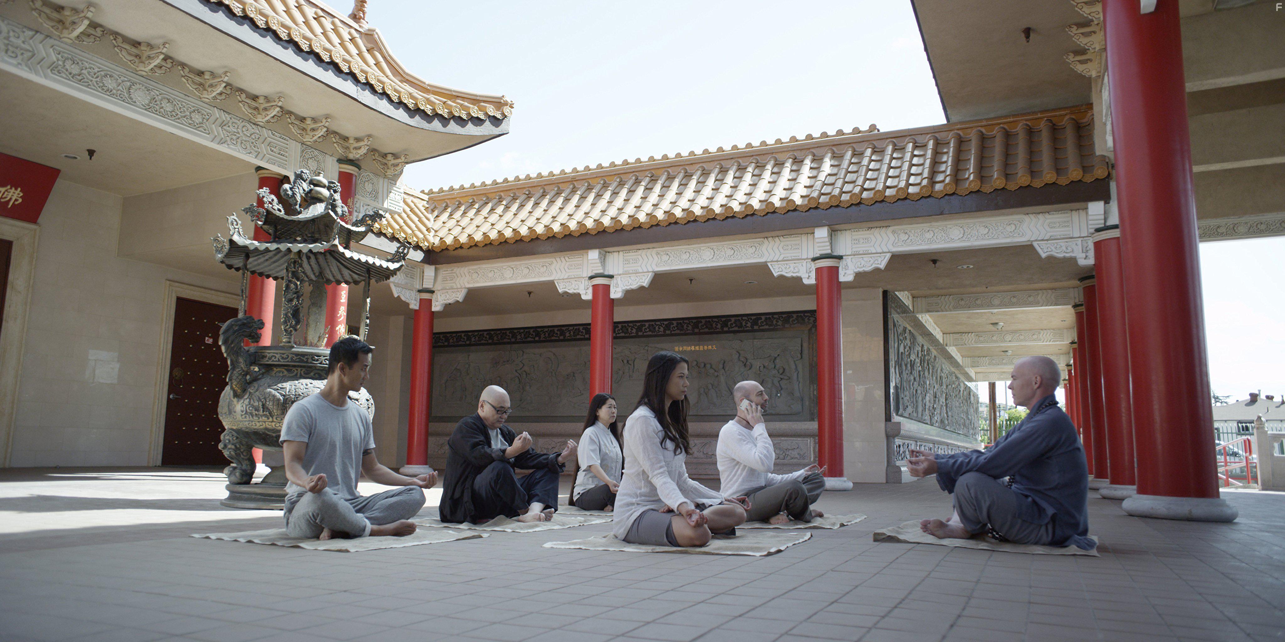 P.J. Ochlan, Lee Chen, Shawn Kathryn Kane, Richard Ouyang, Ken DuBois, and Shawn Cahill in Buddy Solitaire (2016)