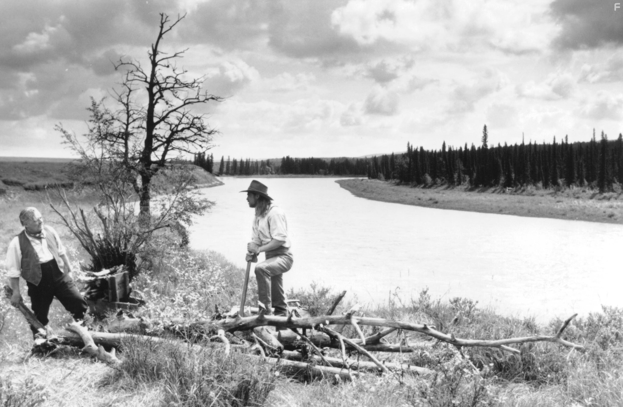 Brad Pitt and Anthony Hopkins in Легенды осени (1994)