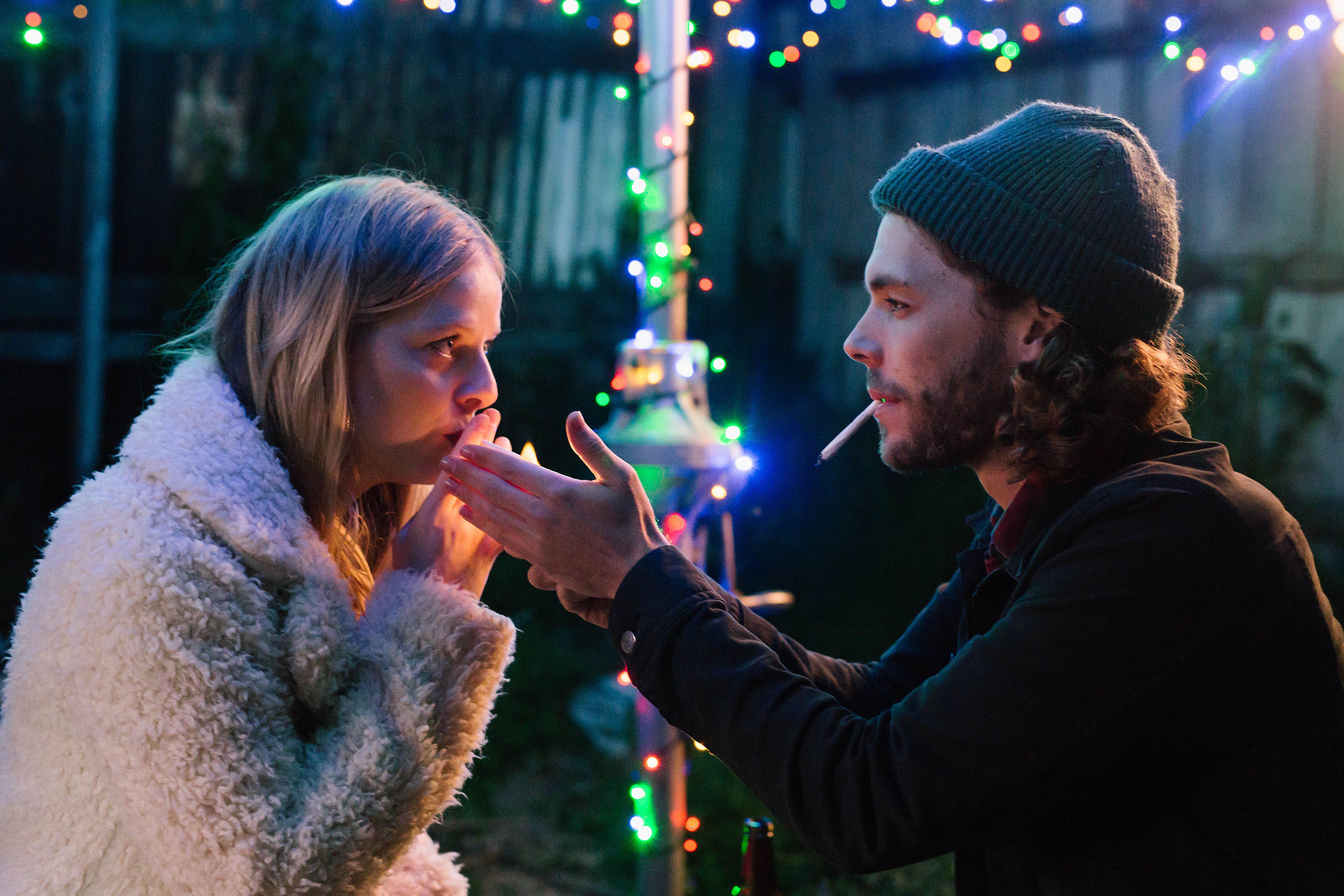 Rowan Davie and Alice Foulcher in That's Not Me (2017)