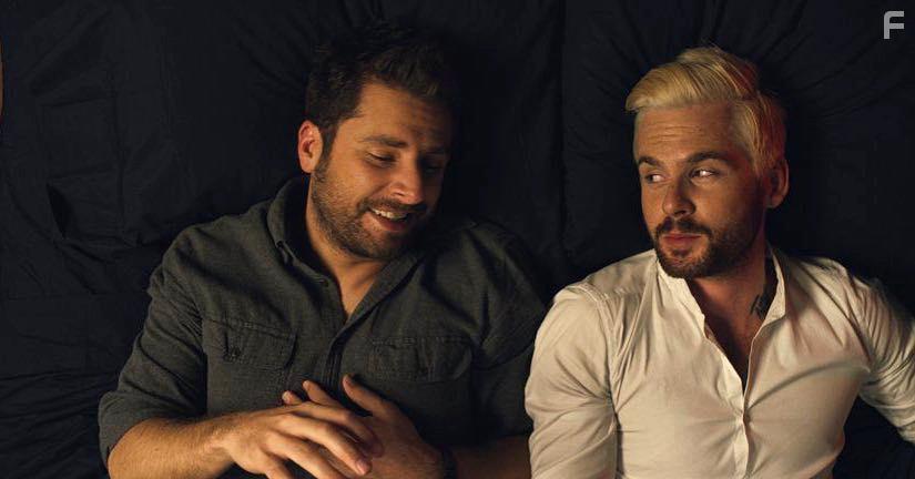 James Roday and Tom Riley in Pushing Dead (2016)