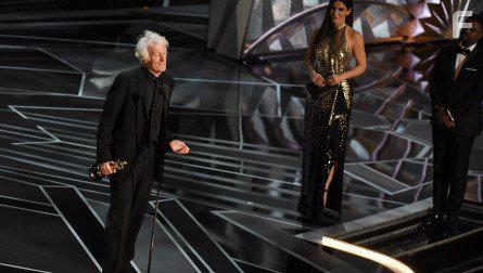 Sandra Bullock and Roger Deakins in The Oscars (2018)