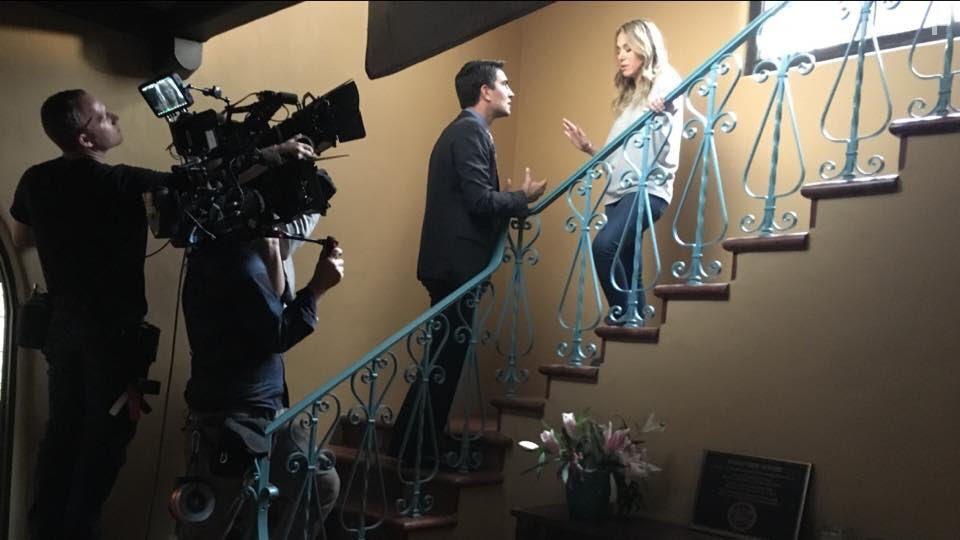 Michael Feifer, Haylie Duff, and Steven Bruns in The Bachelor Next Door (2017)