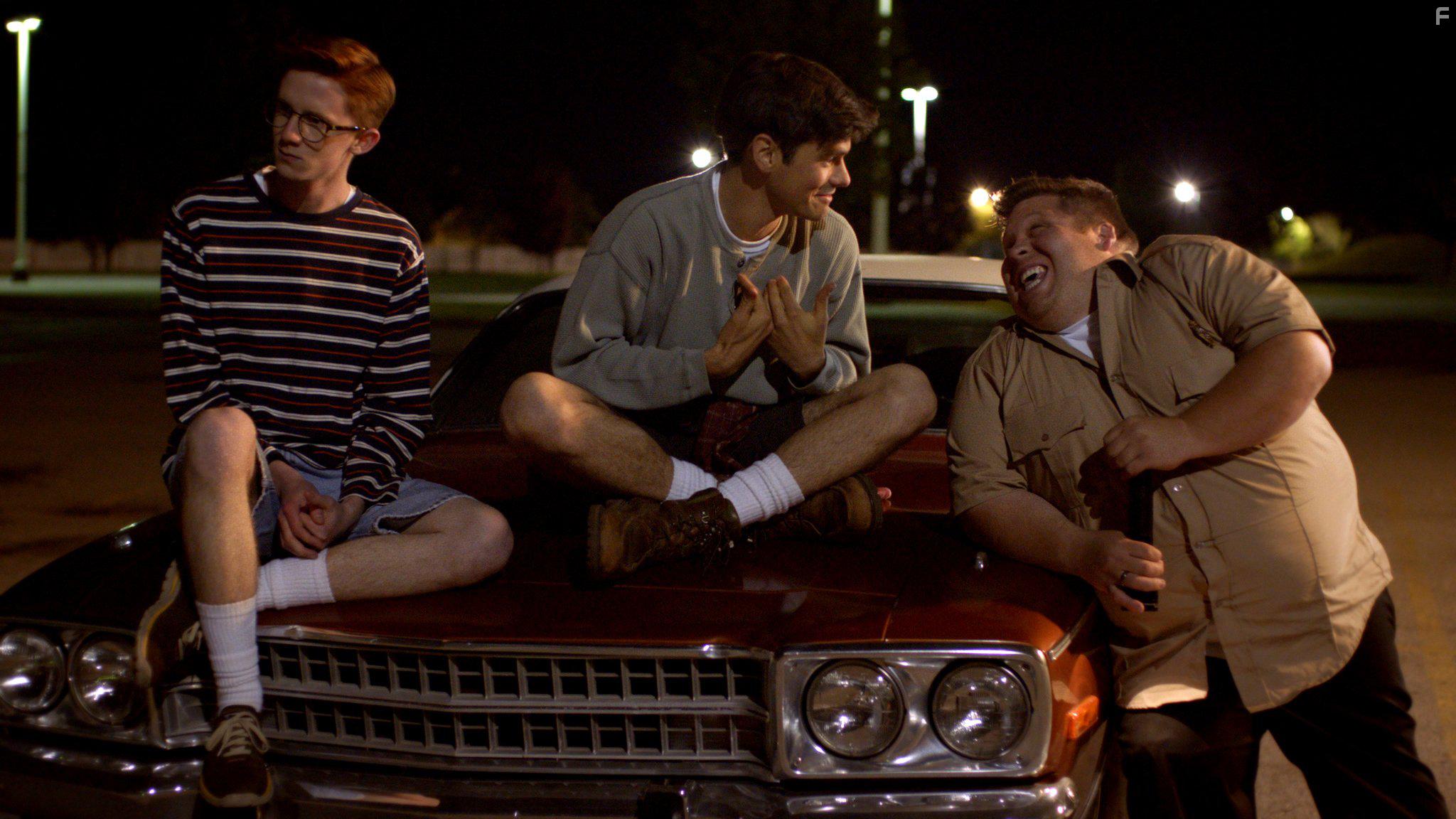 Eddie Perino, Christian Busath, and Seth Meriwether in Tim Timmerman, Hope of America (2017)