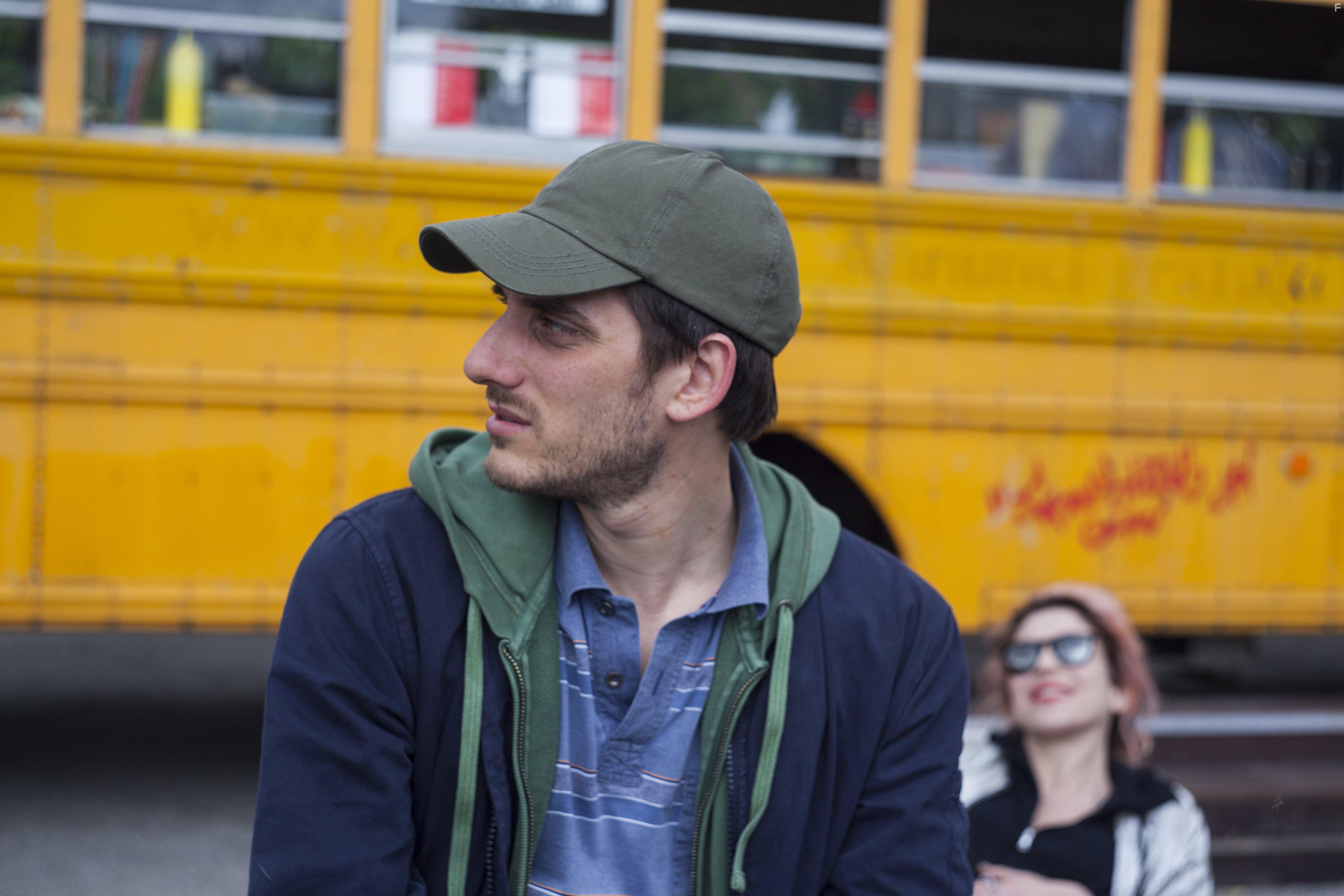 Luca Marinelli and Isabella Ragonese in Il padre d'Italia (2017)