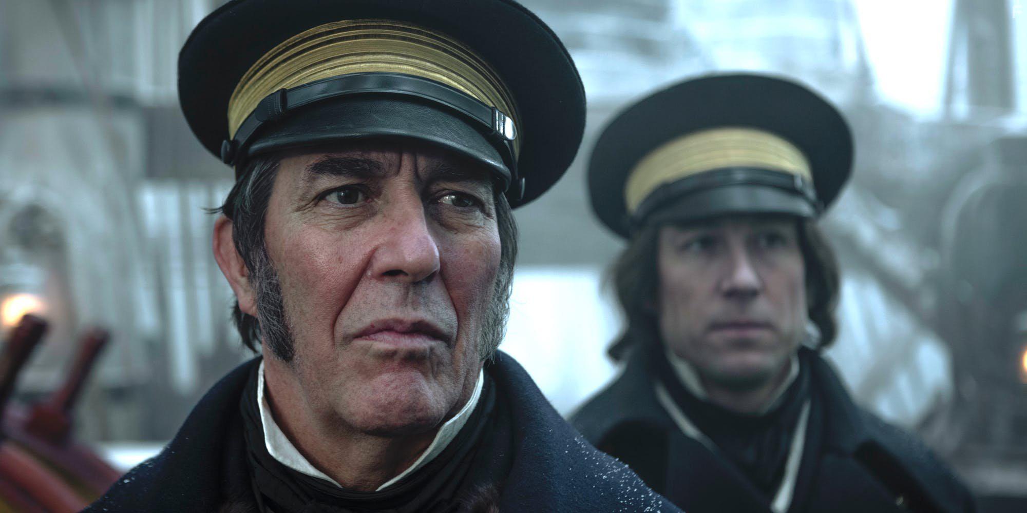 Ciarn Hinds and Tobias Menzies in The Terror (2018)