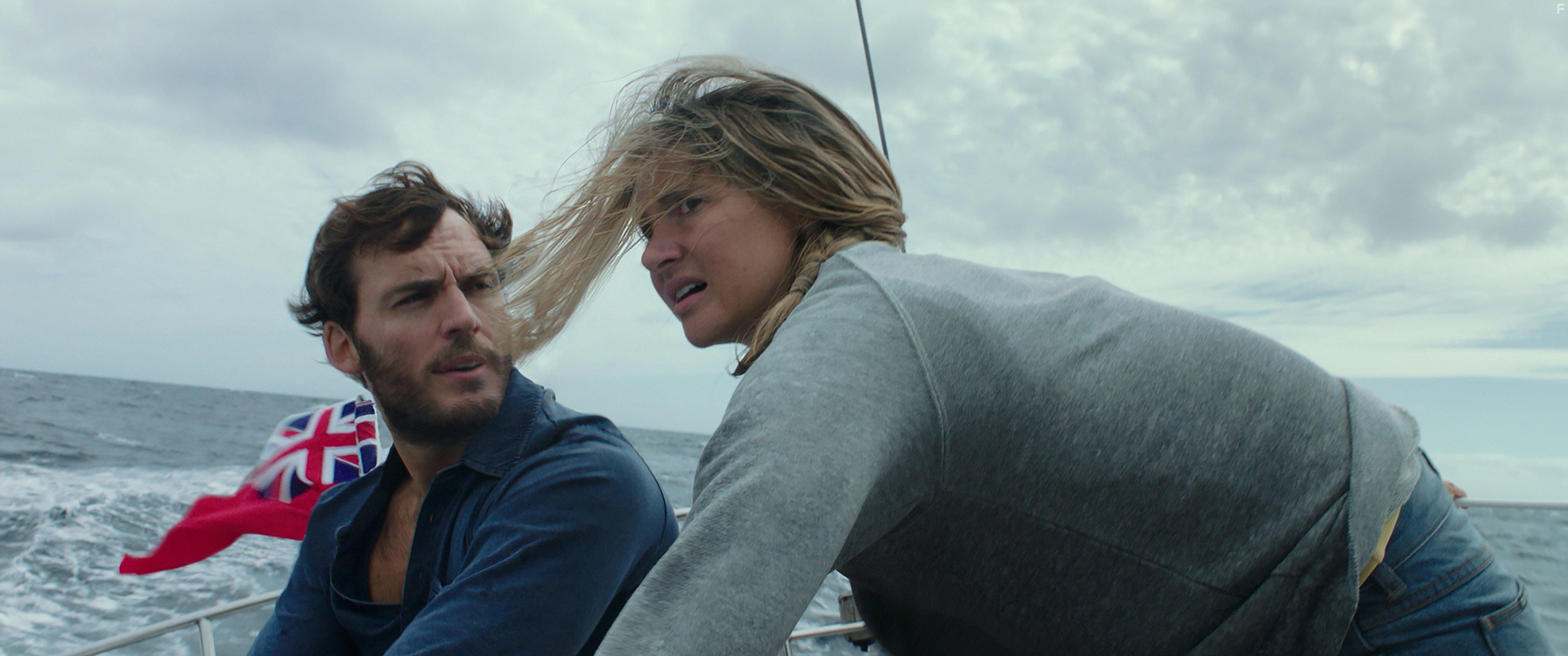 Shailene Woodley and Sam Claflin in Adrift (2018)