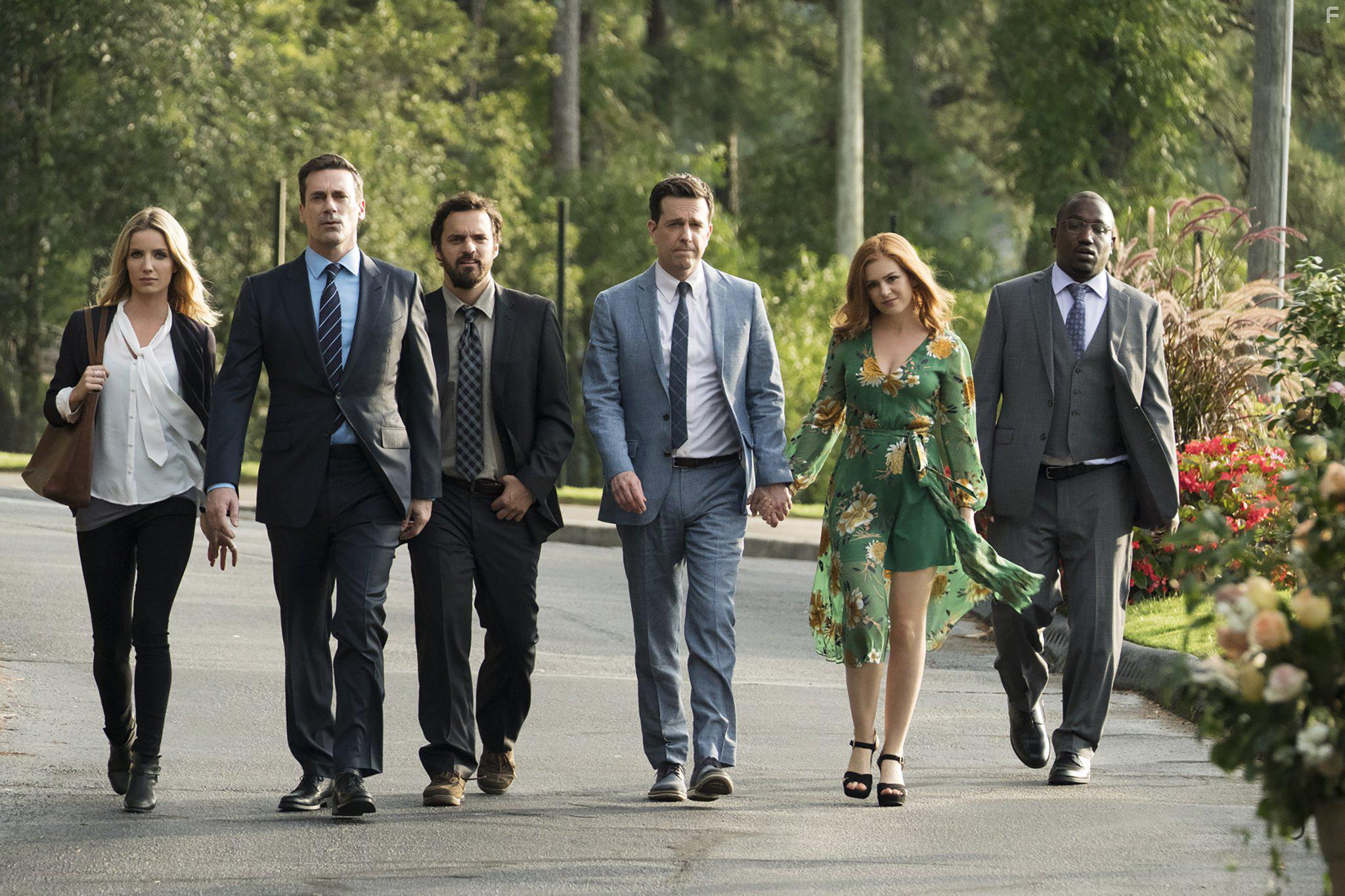 Isla Fisher, Jon Hamm, Ed Helms, Annabelle Wallis, Jake Johnson, and Hannibal Buress in Tag (2018)