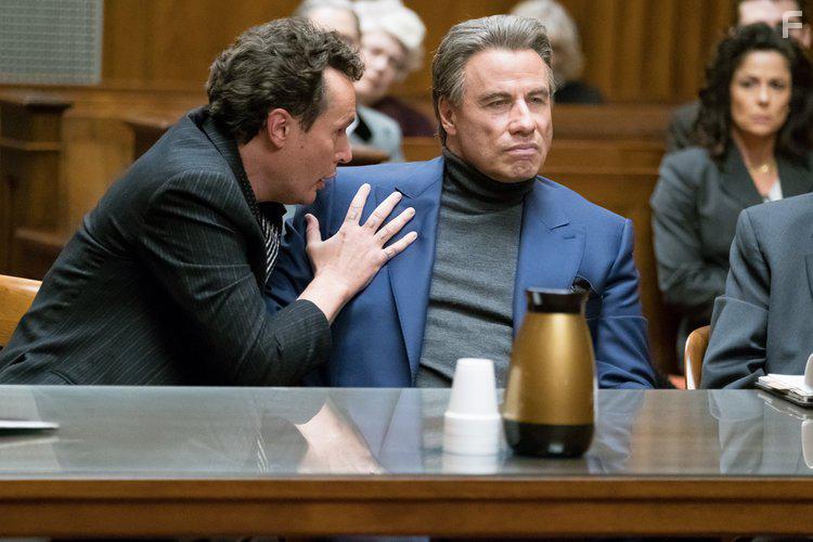 John Travolta and Chris Kerson in Gotti (2018)