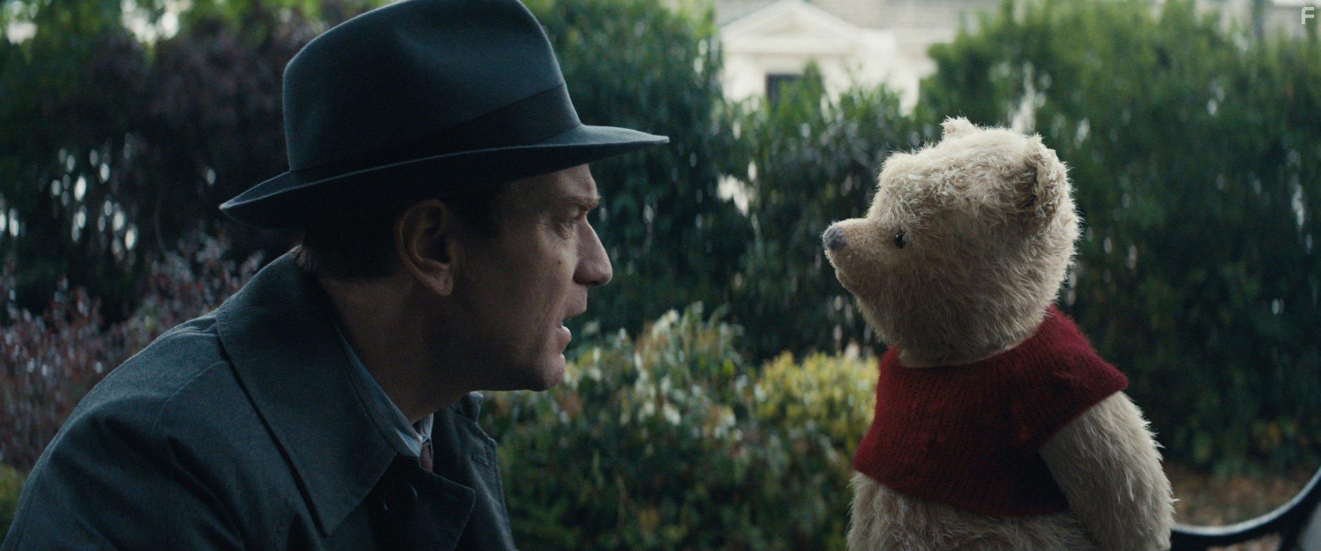 Ewan McGregor and Jim Cummings in Christopher Robin (2018)