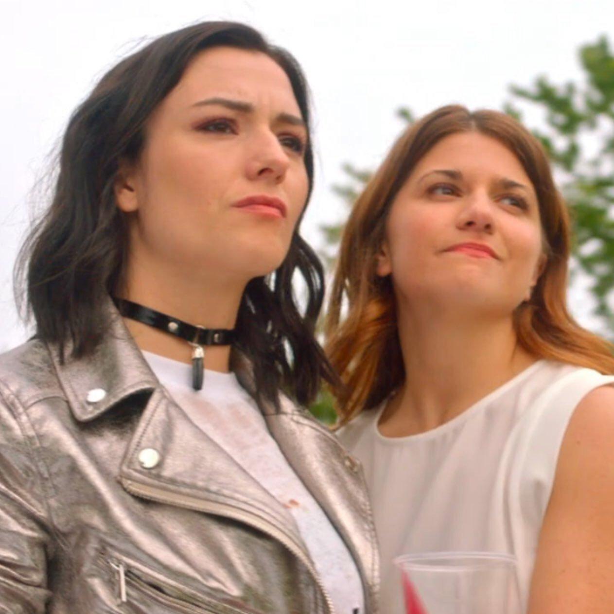 Natasha Negovanlis and Elise Bauman in The Carmilla Movie (2017)