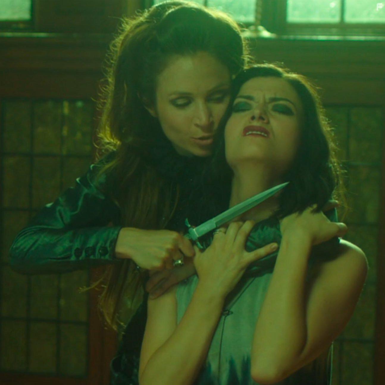 Dominique Provost-Chalkley and Natasha Negovanlis in The Carmilla Movie (2017)