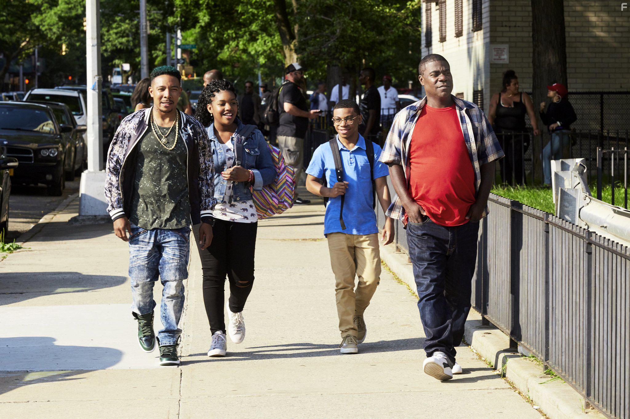 Tracy Morgan, Allen Maldonado, Dante Hoagland, and Taylor Mosby in The Last O.G. (2018)