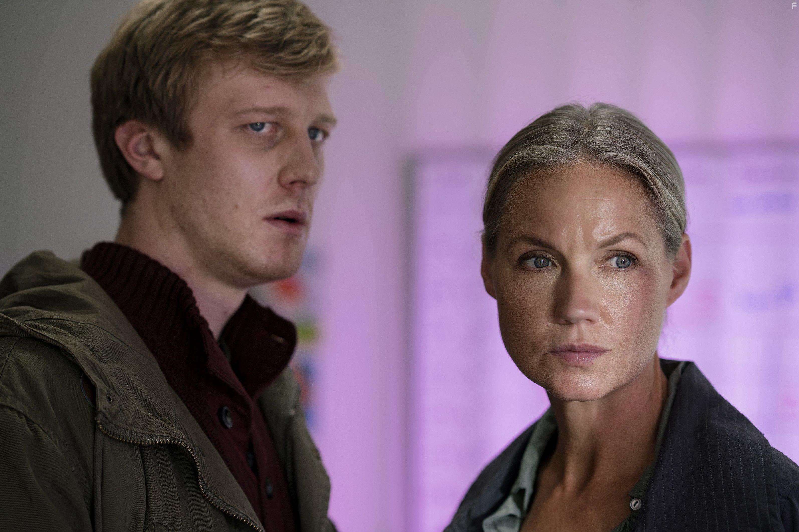 Tova Magnusson and Joachim Fjelstrup in Greyzone (2018)