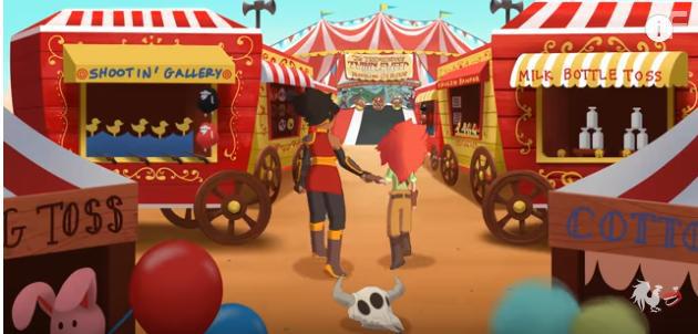 Elizabeth Maxwell and Danu Uribe in Nomad of Nowhere (2018)