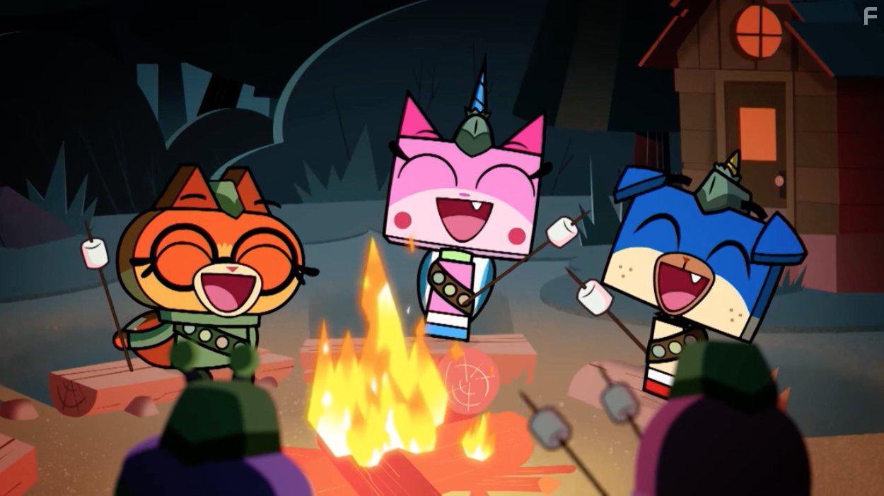 Tara Strong, Grey DeLisle, and Kate Micucci in Unikitty! (2017)