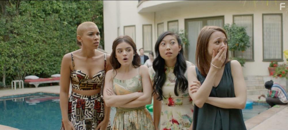 Lucy Hale, Kathryn Prescott, Alexandra Shipp, and Awkwafina in Dude (2018)