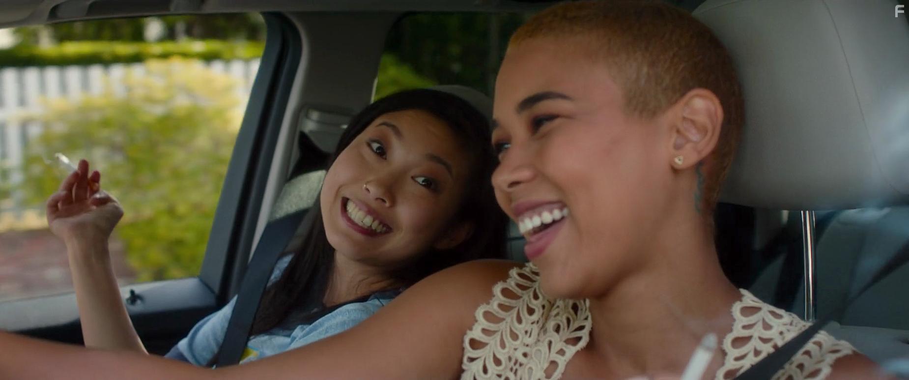 Alexandra Shipp and Awkwafina in Dude (2018)