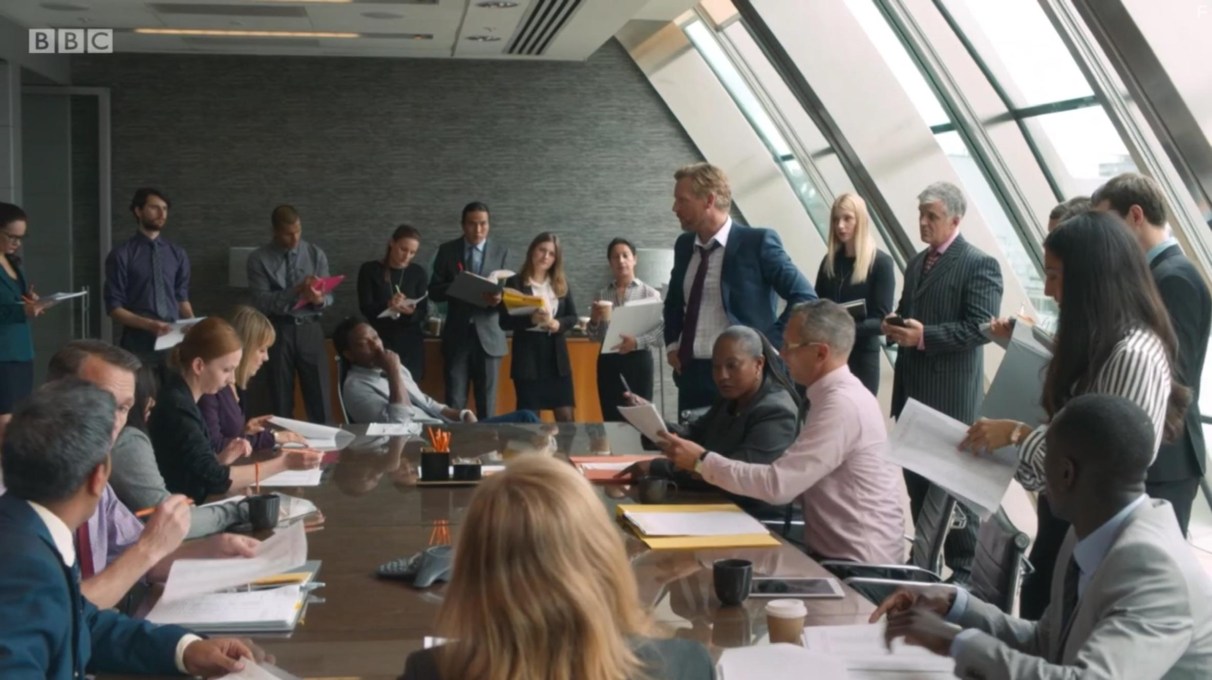 Barry Atsma, Nicola Walker, Nicholle Hembra, Chukwudi Iwuji, and Ellora Torchia in The Split (2018)