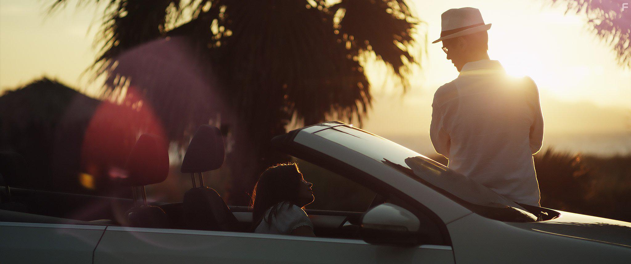 Lucinda Farrelle and Alexander Davies in The Espadrillo Fortune (2017)