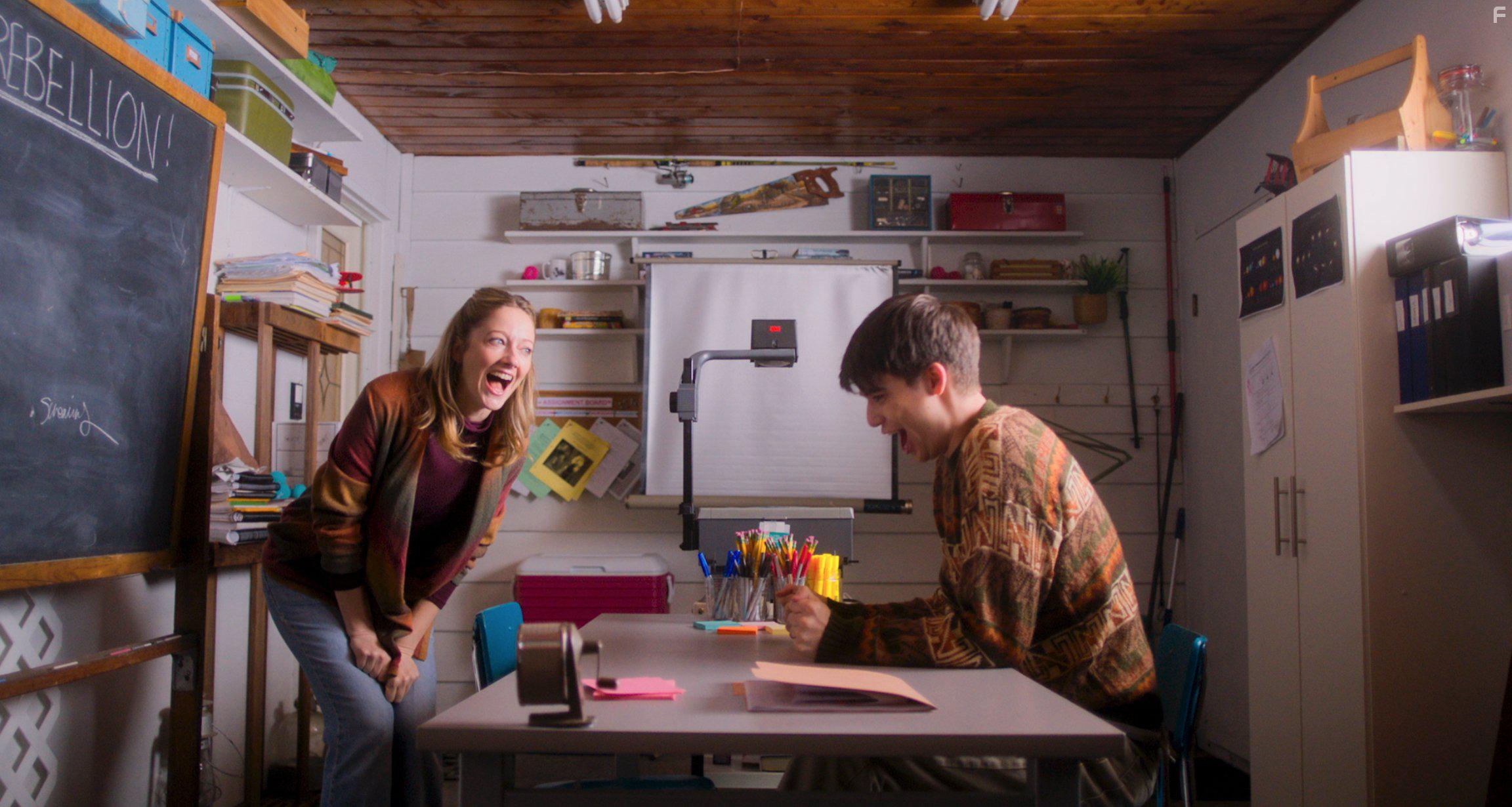 Judy Greer and Daniel Doheny in Public Schooled (2017)