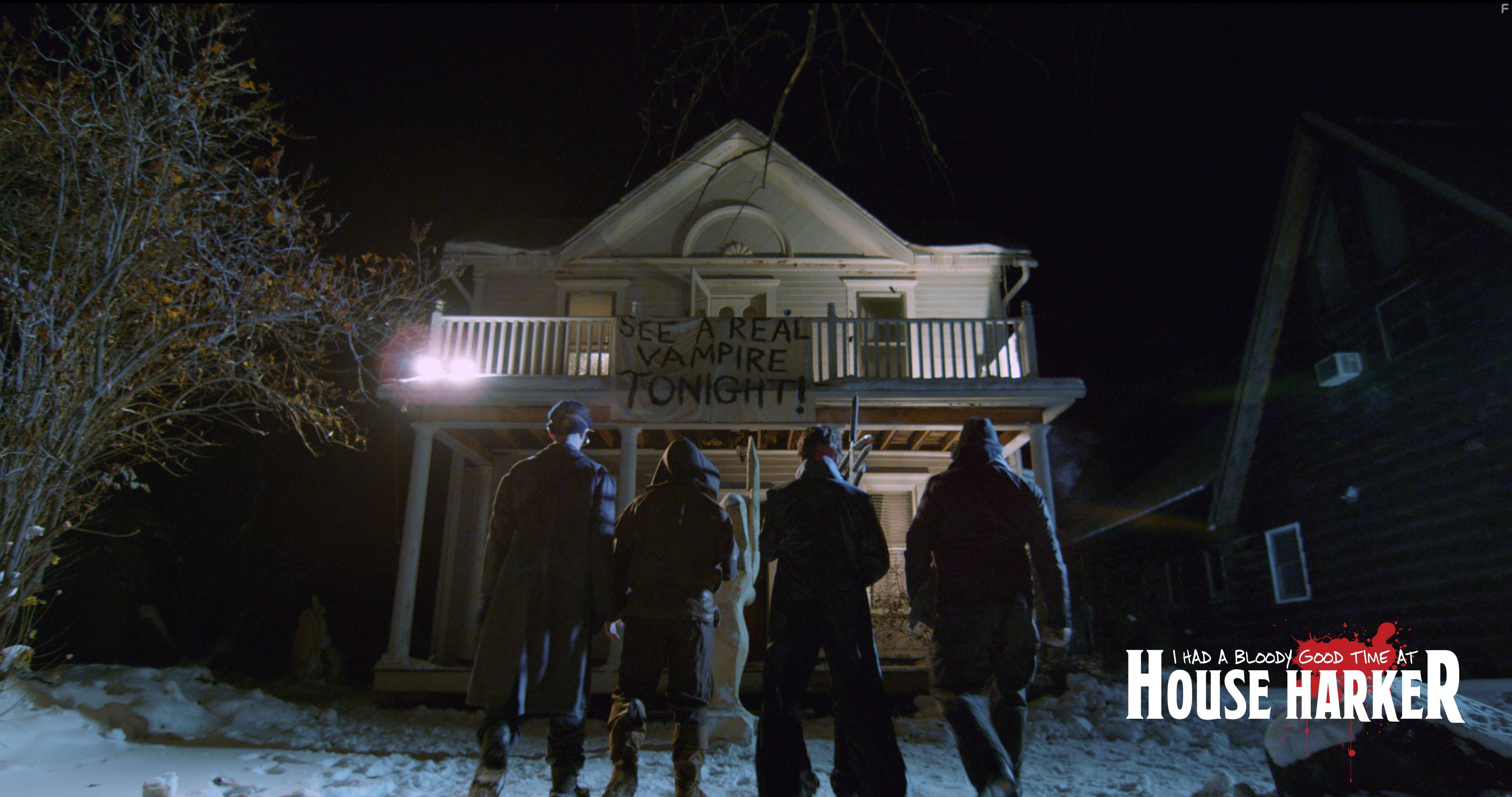 Arlan Godthaab, Jacob Givens, Derek Haugen, and Noel Carroll in I Had a Bloody Good Time at House Harker (2016)