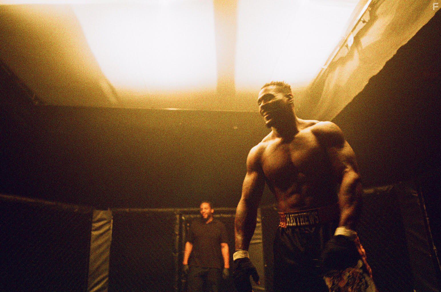 Herb Dean and Thomas Q. Jones in A Violent Man (2017)