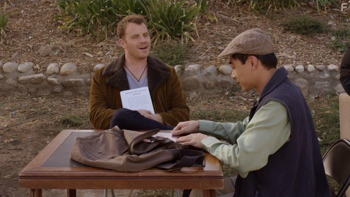 William Ngo and Robert Kazinsky in Spivak (2018)