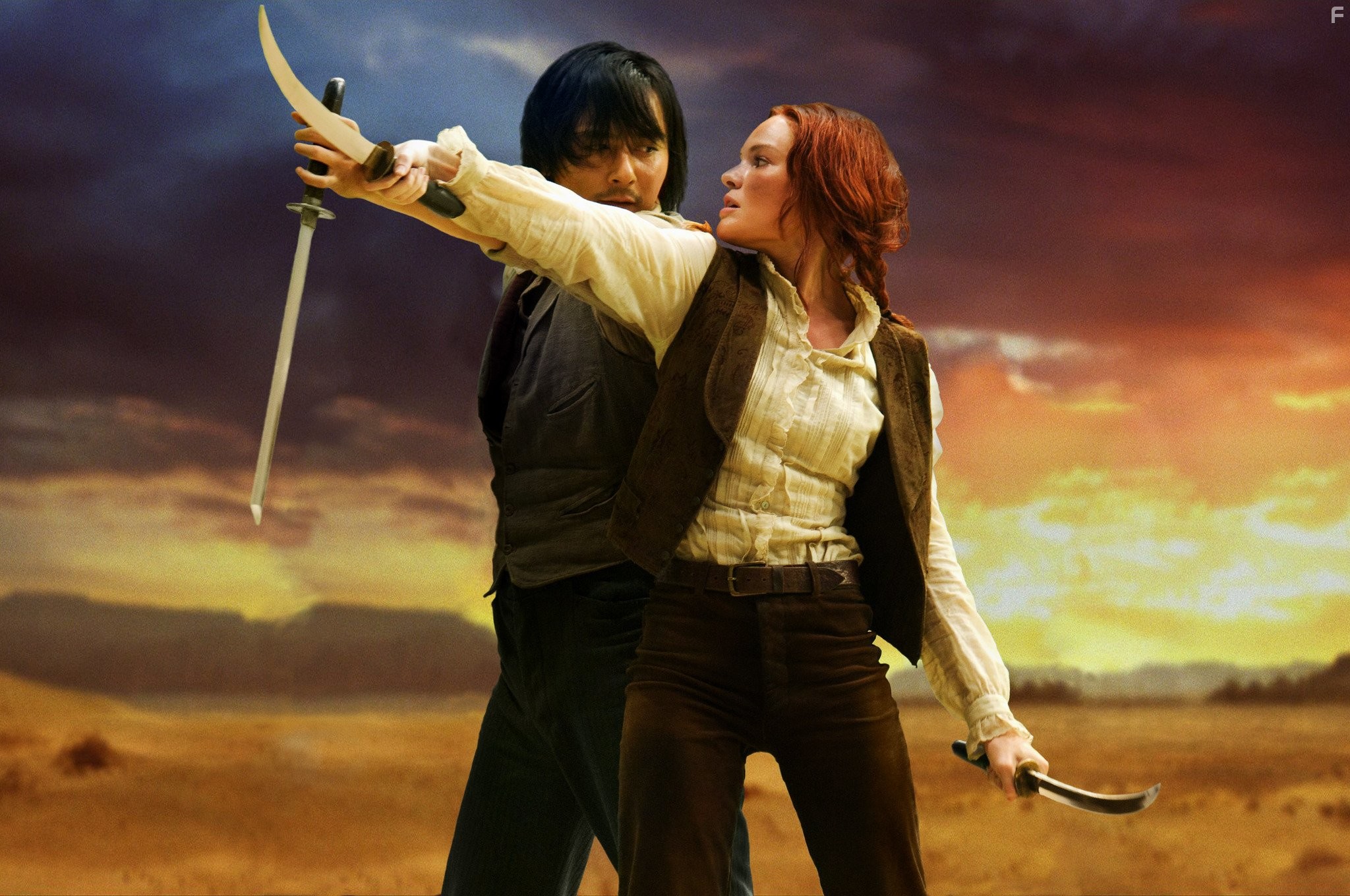 Kate Bosworth and Dong-gun Jang in Путь воина (2010)