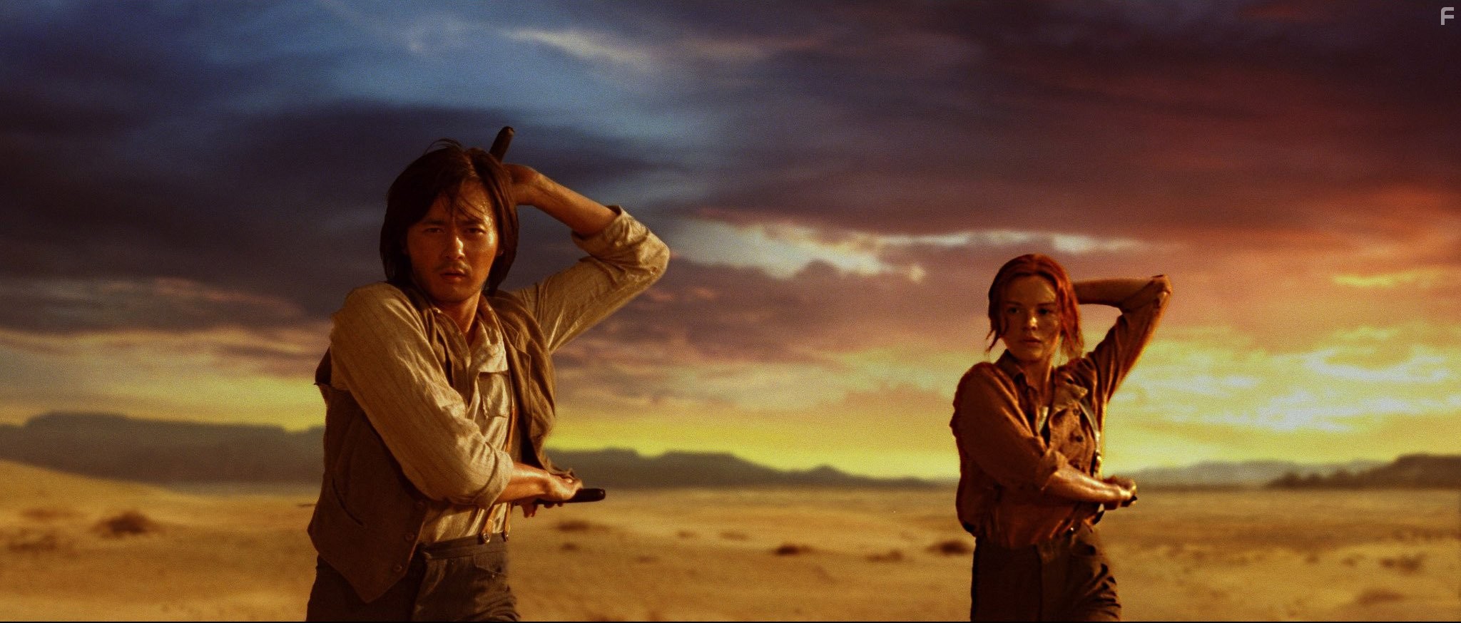 Kate Bosworth and Dong-gun Jang in Путь воина (2010)
