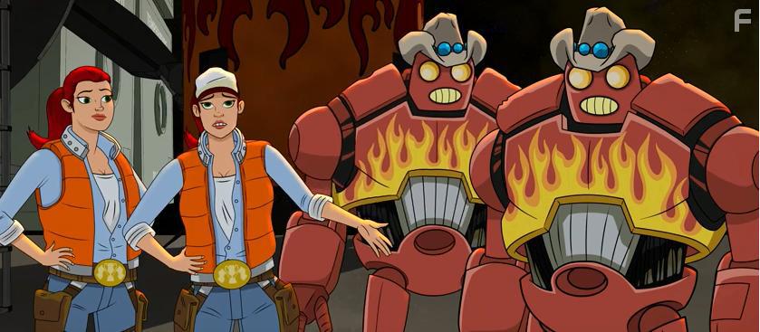 Kat Dennings and John Cena in Dallas & Robo (2018)