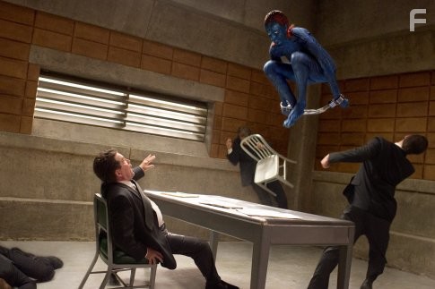 Rebecca Romijn, Kerry Hayes, and Anthony Heald in Люди Икс: Последняя битва (2006)