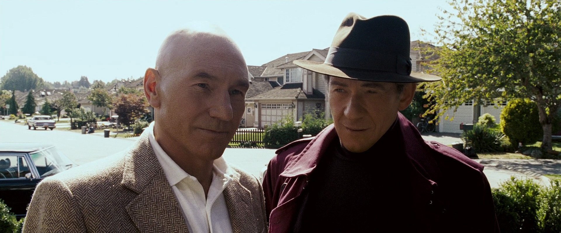 Patrick Stewart and Ian McKellen in Люди Икс: Последняя битва (2006)