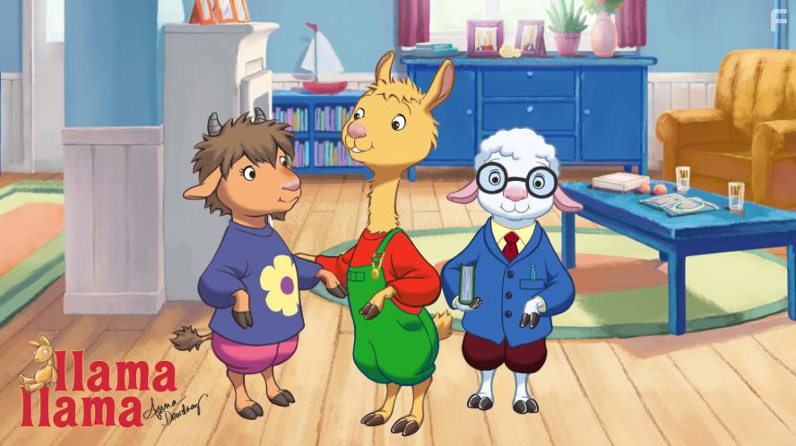 Islie Hirvonen, Brenden Sunderland, and Shayle Simons in Llama Llama (2018)