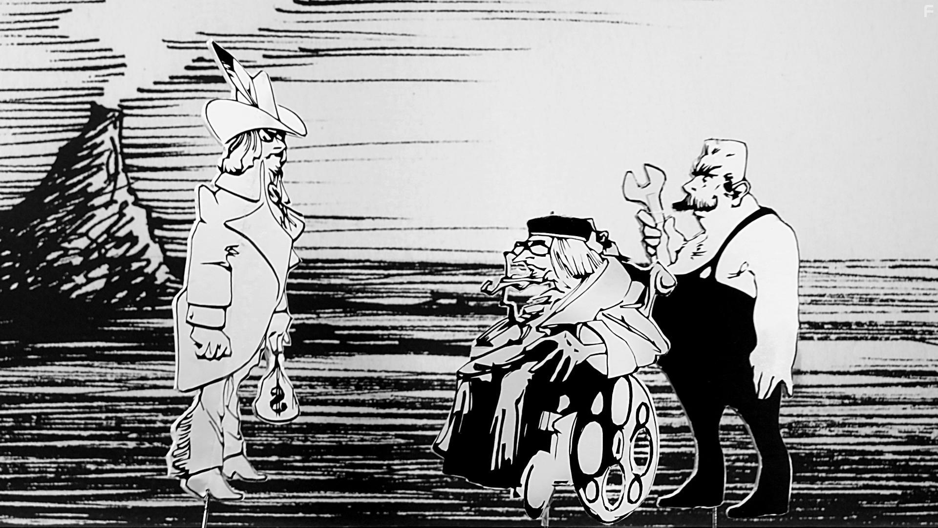 Johannes Grenzfurthner, David Dempsey, and Martin Auer in Glossary of Broken Dreams (2018)