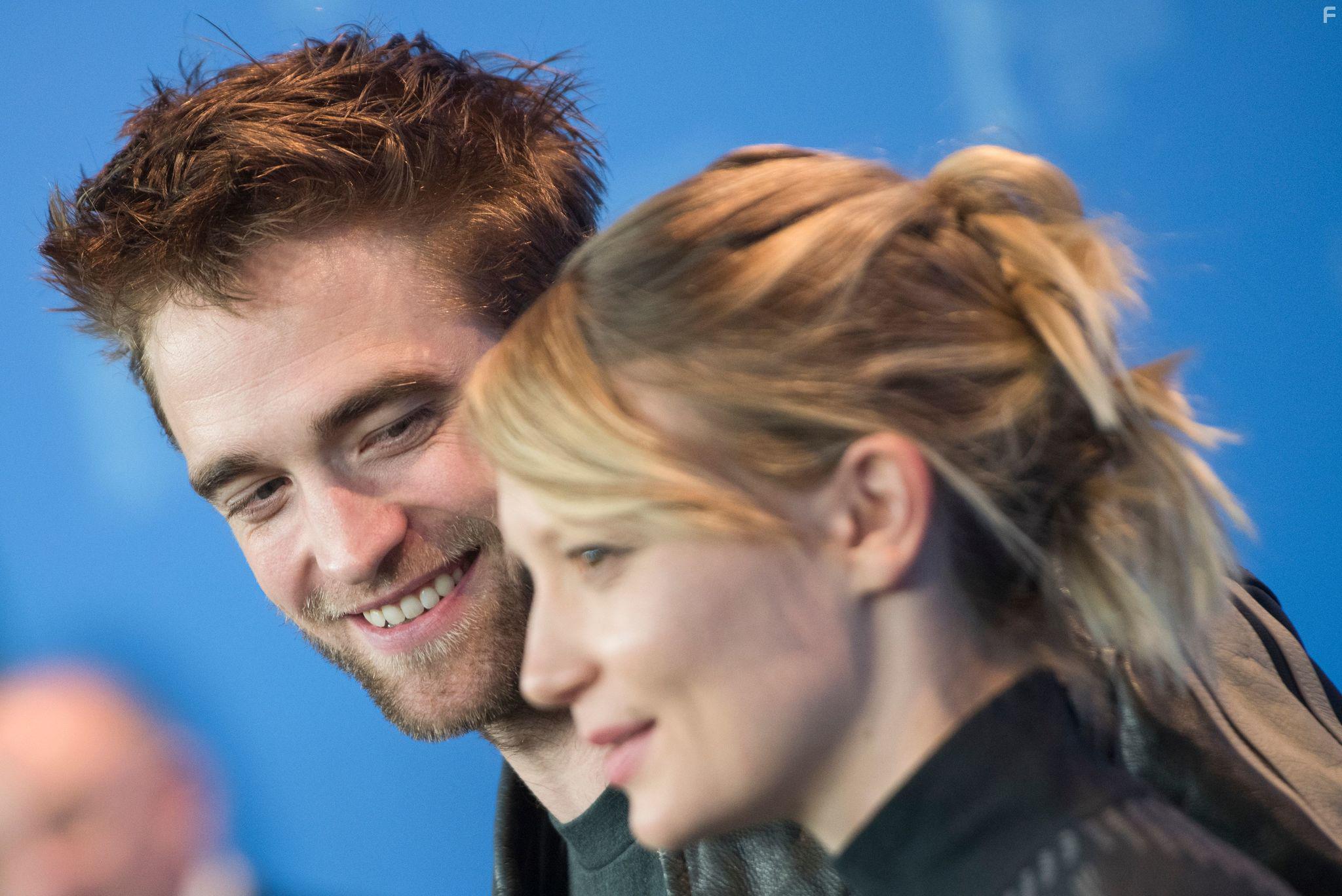 Robert Pattinson and Mia Wasikowska at an event for Damsel (2018)